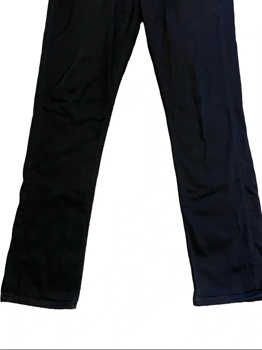 Paige Federal Slim Straight Leg Jeans Black Shadow Stretch Denim Mens 32x32